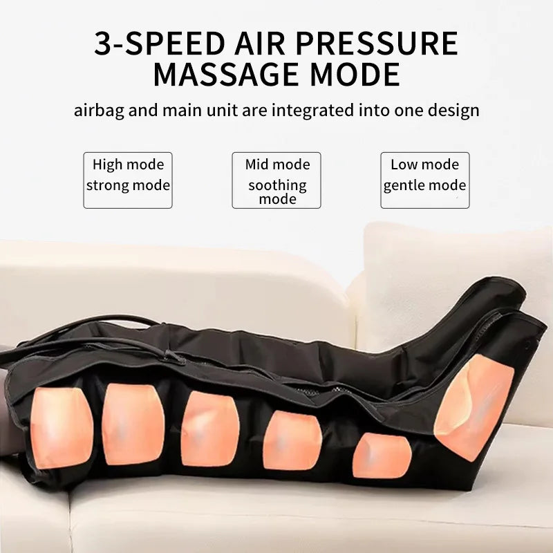 Electric Leg Massager Air Compression Thigh Calf Relaxation
