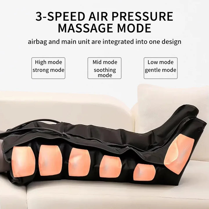 Electric Leg Massager Air Compression Thigh Calf Relaxation