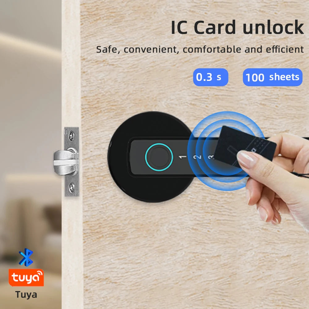 Tuya Smart Fingerprint Door Lock Keypad App Control Secure