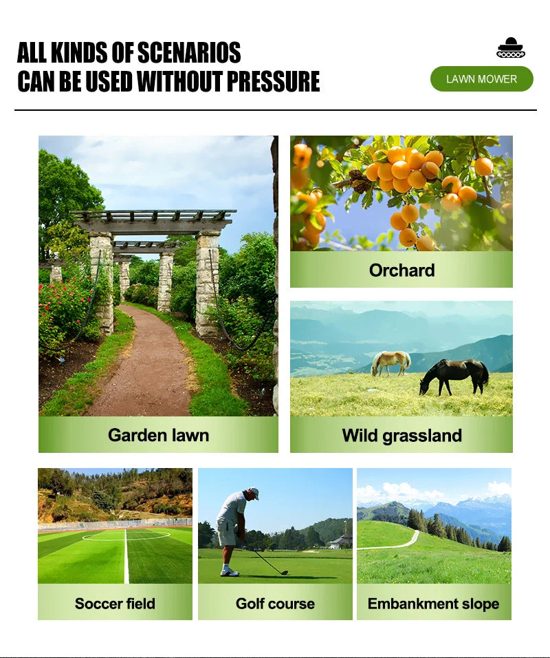 Remote-Controlled Lawn Mower All-Terrain Zero-Turn Robot