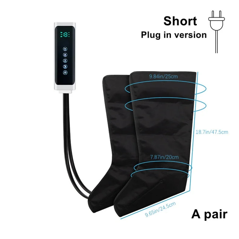 Electric Leg Massager Air Compression Thigh Calf Relaxation