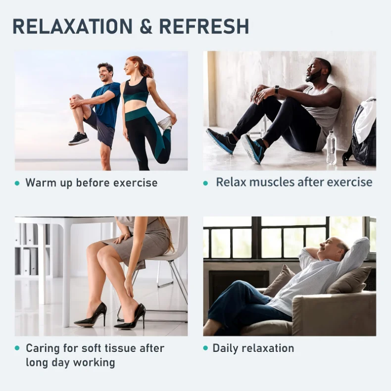 Electric Leg Massager Air Compression Thigh Calf Relaxation