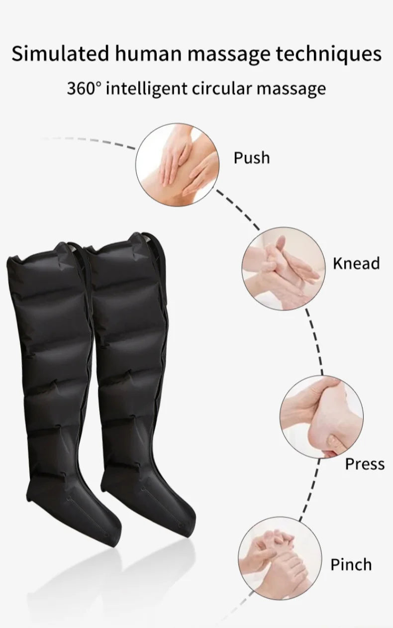 Electric Leg Massager Air Compression Thigh Calf Relaxation
