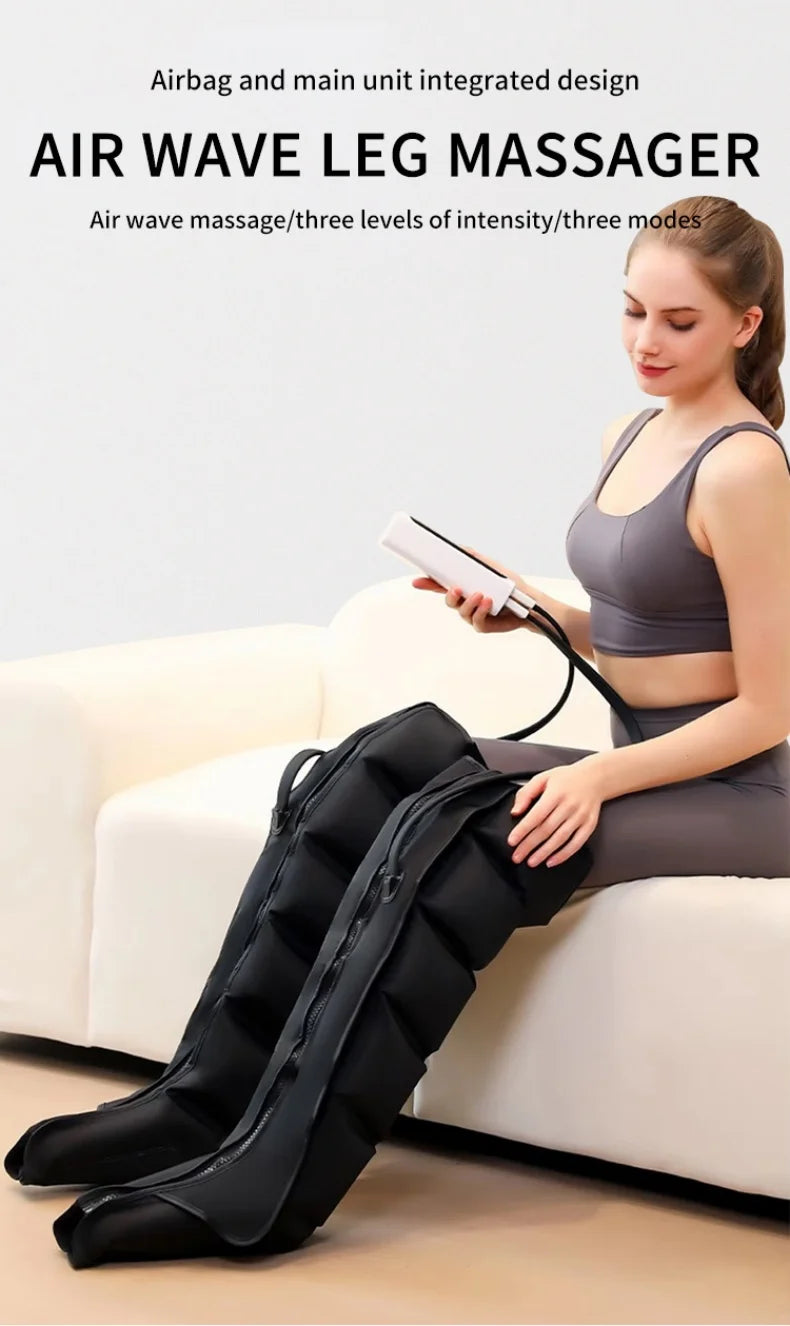 Electric Leg Massager Air Compression Thigh Calf Relaxation