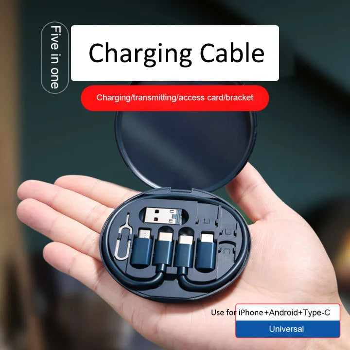 6-in-1 USB-C Fast Charging Cable Kit 60W Multiport Adapter