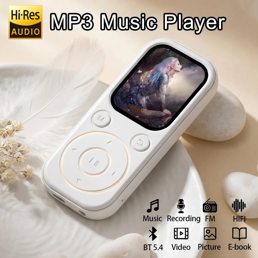 Bluetooth MP3 Player 1.8 Inch Walkman FM Radio Recorder