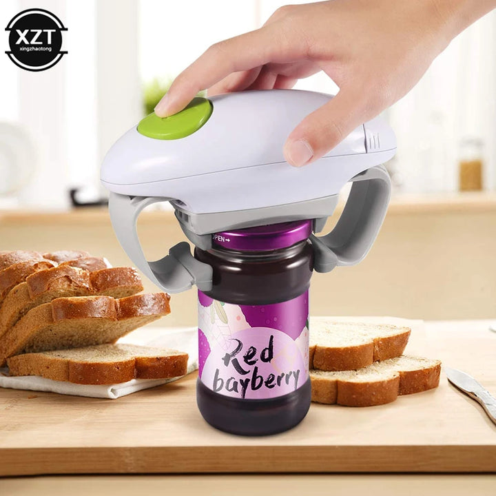 Electric Can Opener Smooth Edge Automatic Jar Bottle Opener