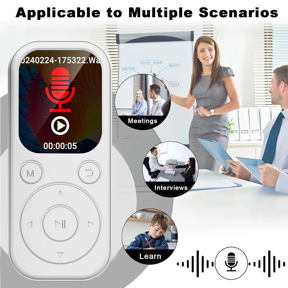 Bluetooth MP3 Player 1.8 Inch Walkman FM Radio Recorder