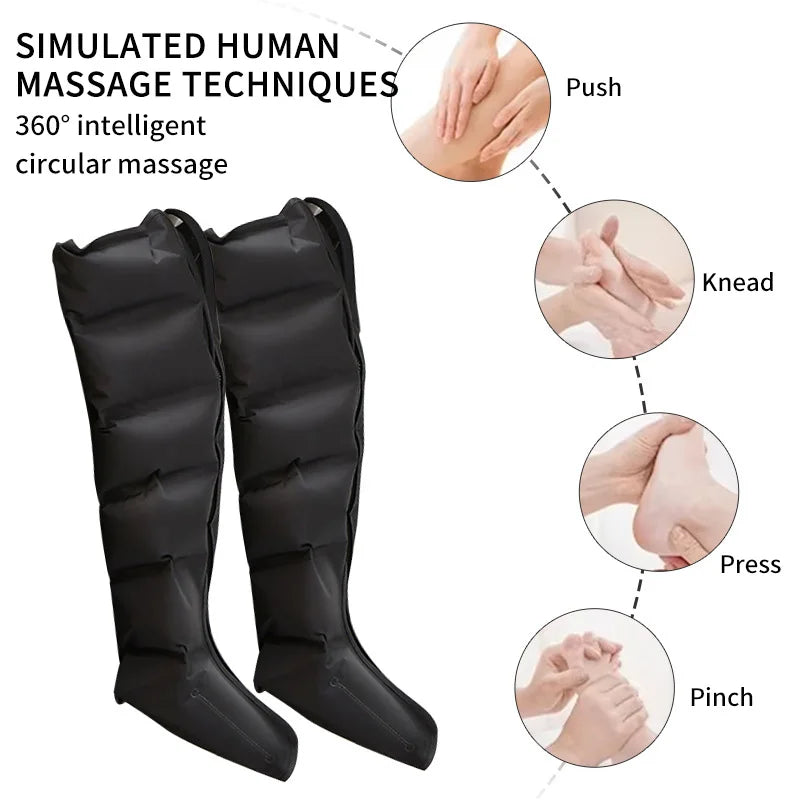 Electric Leg Massager Air Compression Thigh Calf Relaxation