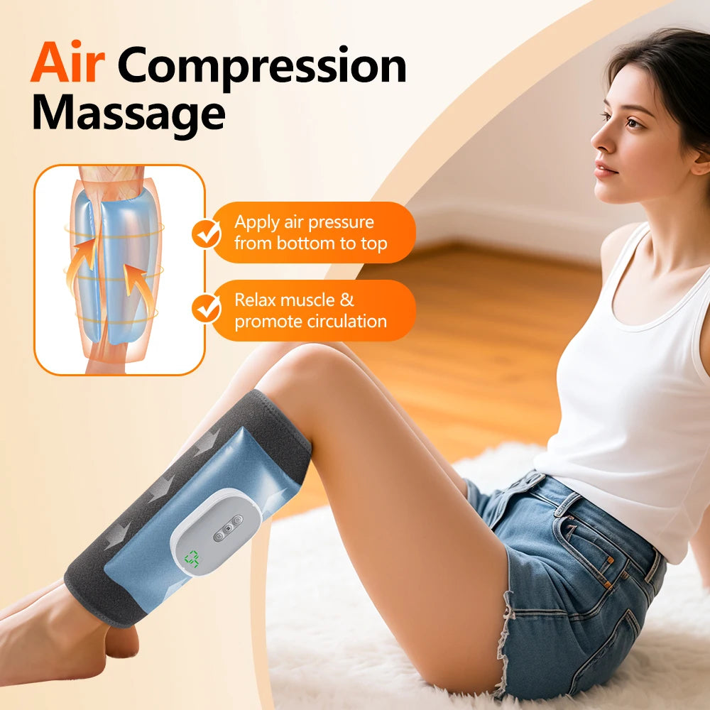 Wireless Calf Massager Air Compression Leg Muscle Relax