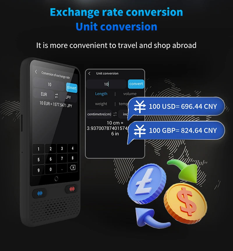 AI Language Translator Device 138 Languages Real-Time Voice