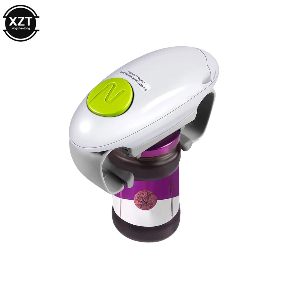 Electric Can Opener Smooth Edge Automatic Jar Bottle Opener