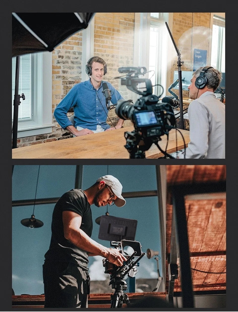 LED Video Light with Tripod for Streaming Zoom TikTok Shoot