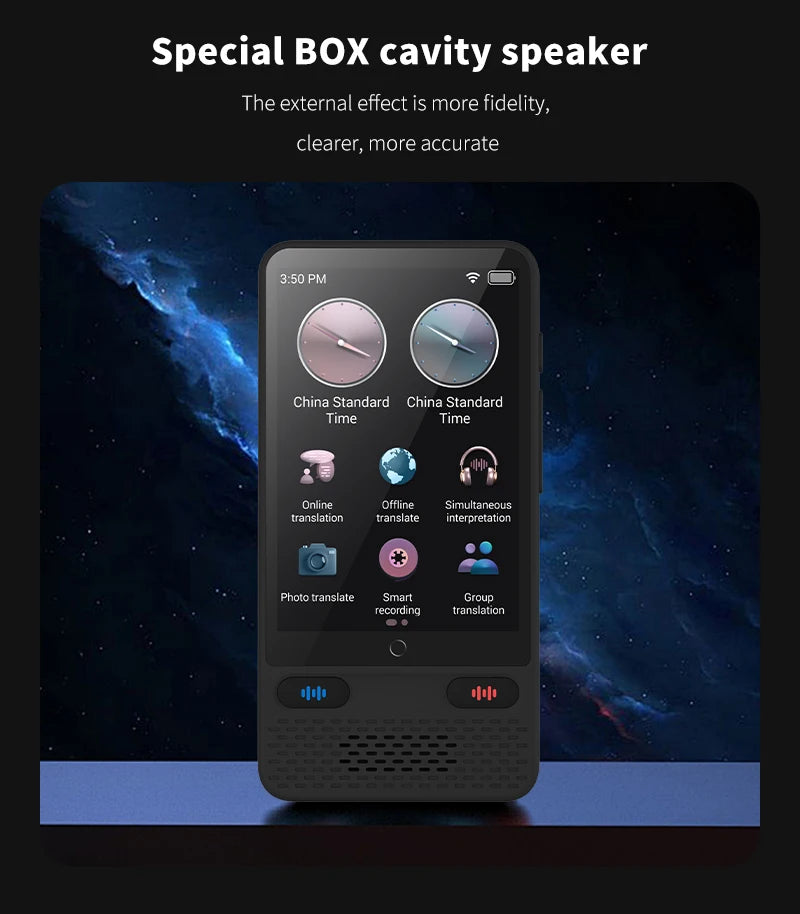 AI Language Translator Device 138 Languages Real-Time Voice