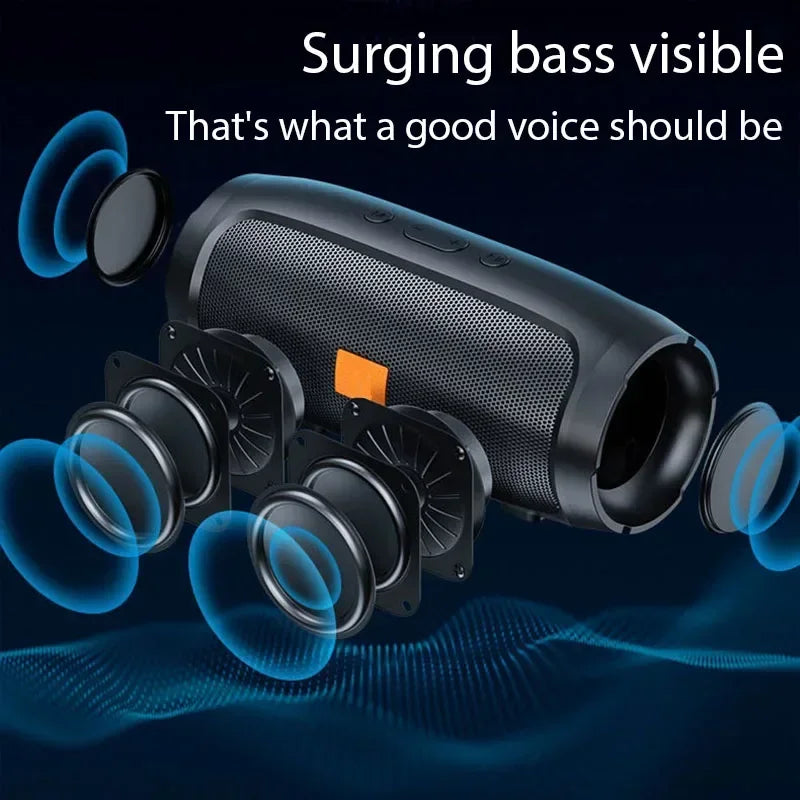 Portable Bluetooth Speaker Waterproof Outdoor Subwoofer