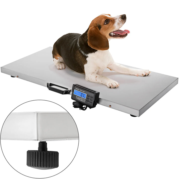 Digital Livestock Scale 1100lb Stainless Steel Pet Vet Scale