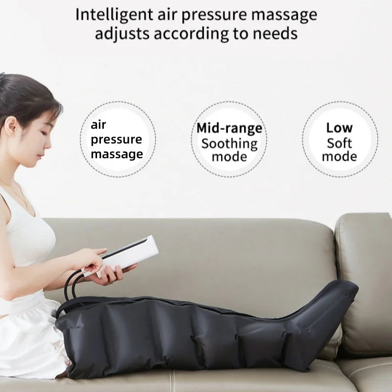 Electric Leg Massager Air Compression Thigh Calf Relaxation