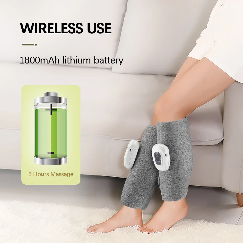 Wireless Calf Massager Air Compression Leg Muscle Relax