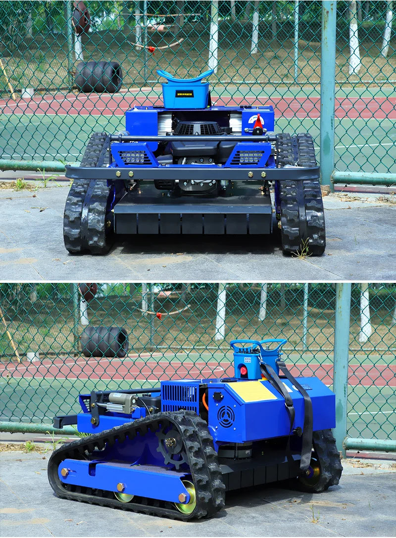 Remote-Controlled Lawn Mower All-Terrain Zero-Turn Robot