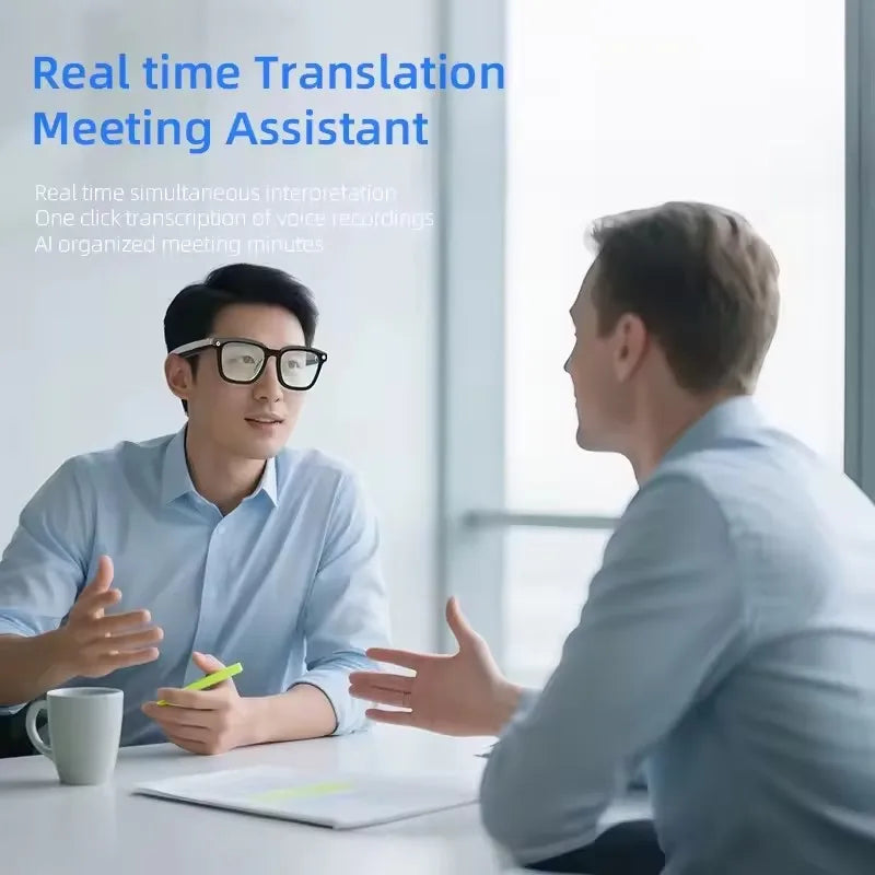 Lenovo AI Smart Glasses 4K Camera Translation Bluetooth