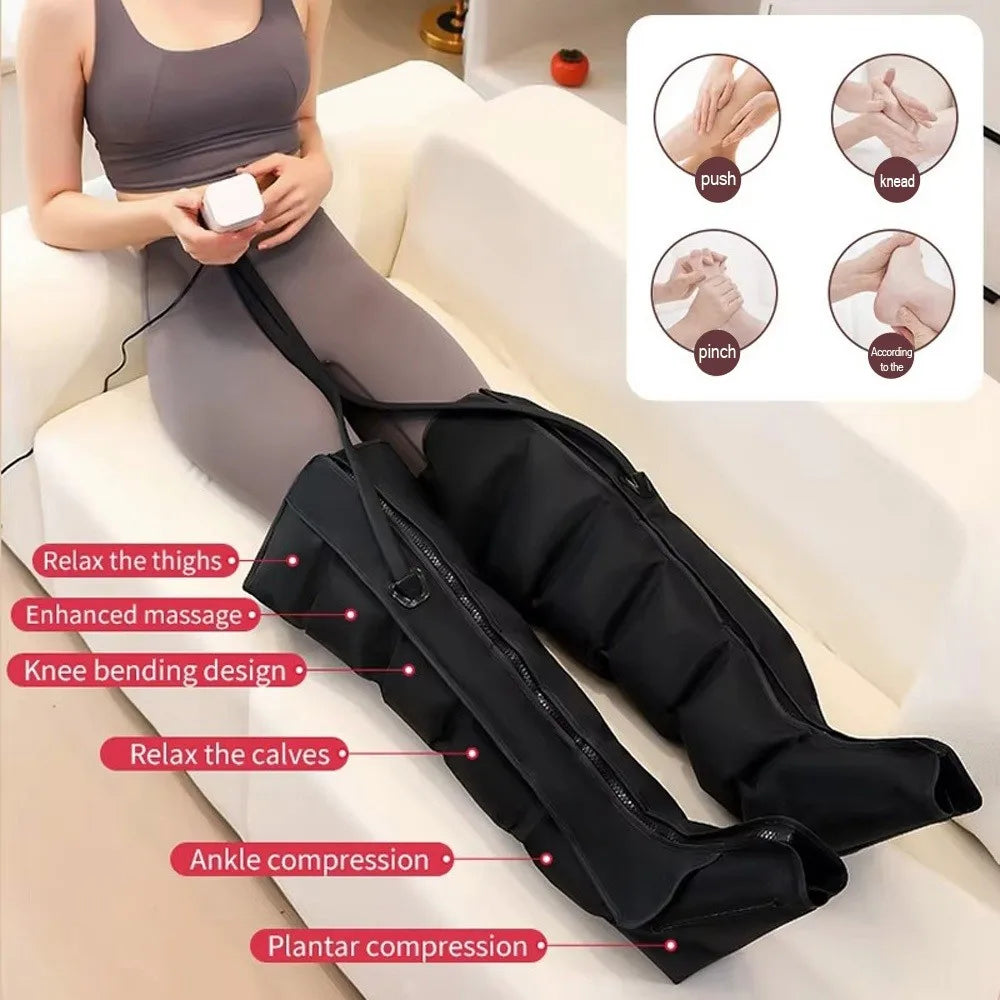 Electric Leg Massager Air Compression Thigh Calf Relaxation
