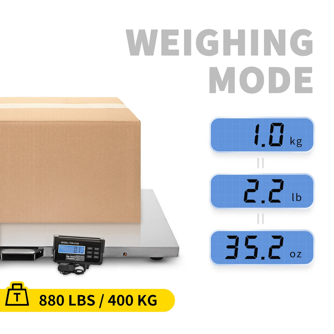 Digital Livestock Scale 1100lb Stainless Steel Pet Vet Scale