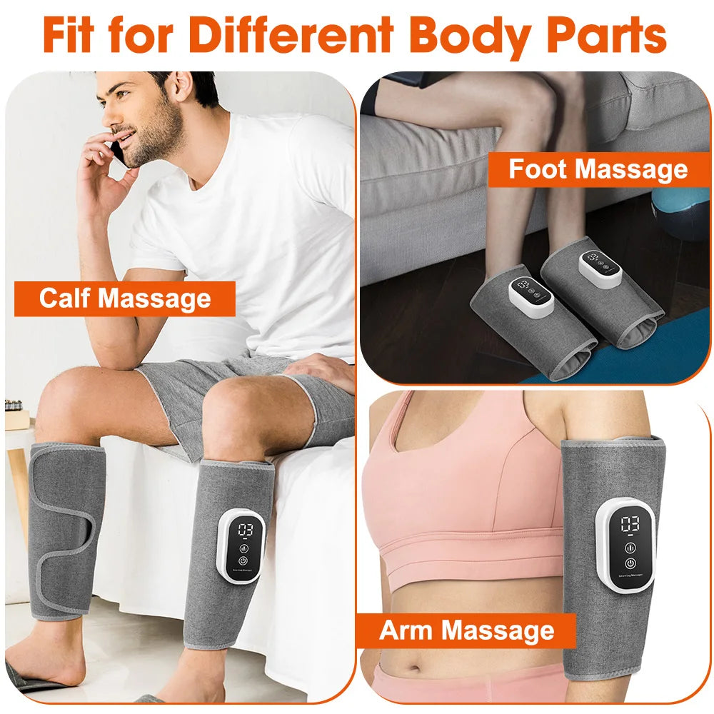 Wireless Calf Massager Air Compression Leg Muscle Relax