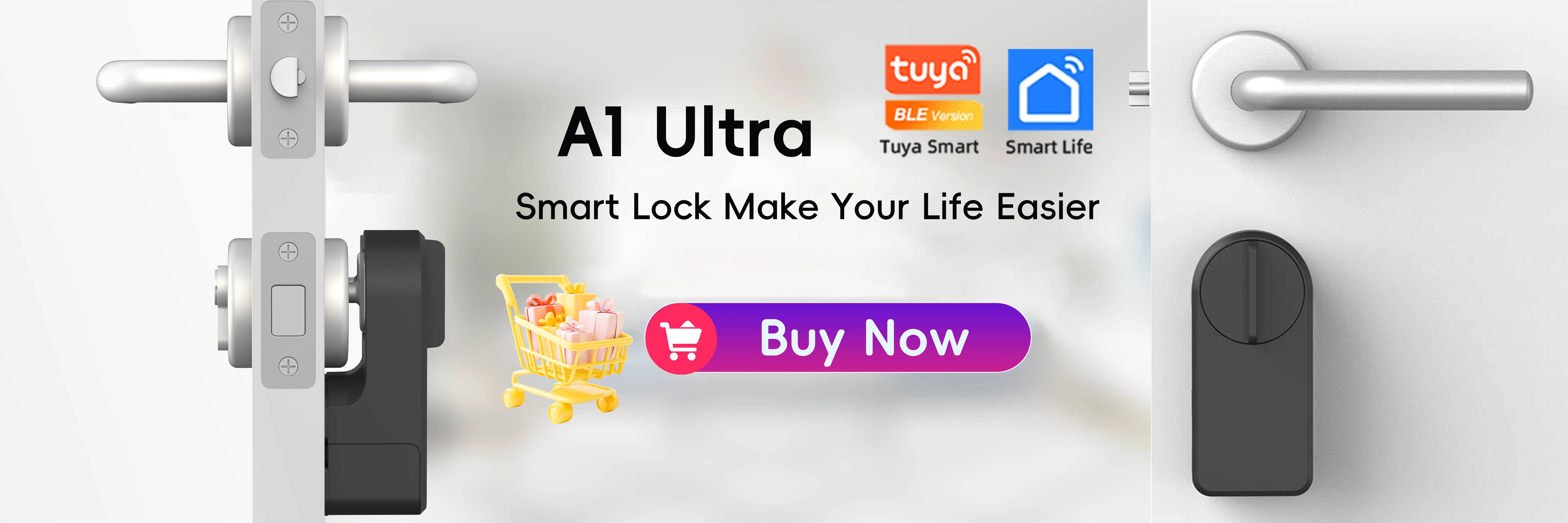 Tuya Smart Fingerprint Door Lock Keypad App Control Secure
