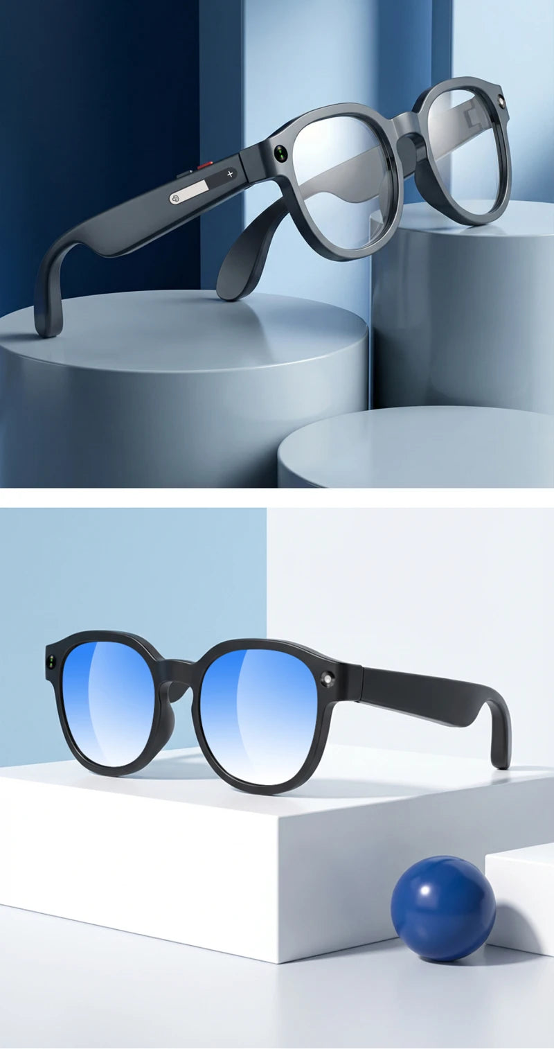 Lenovo AI Smart Glasses 4K Camera Translation Bluetooth