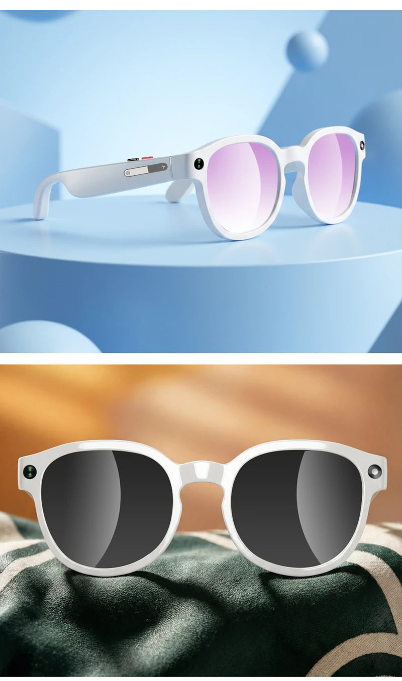 Lenovo AI Smart Glasses 4K Camera Translation Bluetooth