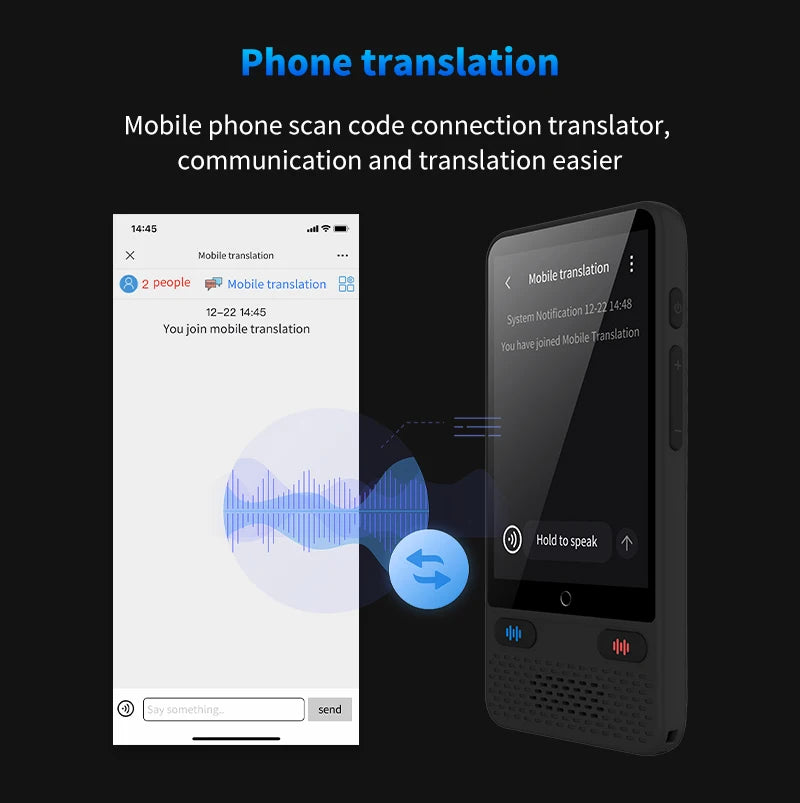 AI Language Translator Device 138 Languages Real-Time Voice