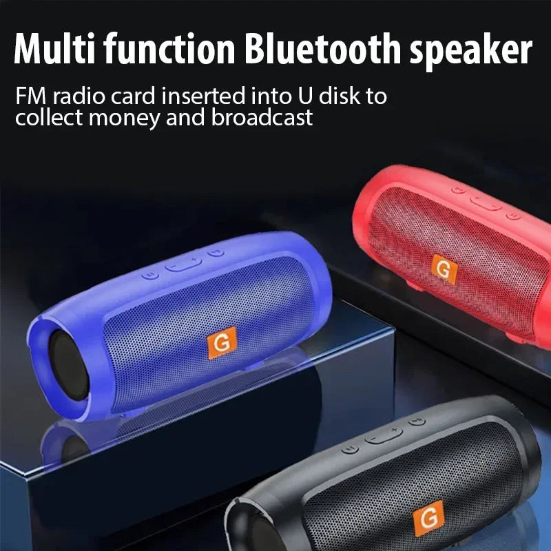 Portable Bluetooth Speaker Waterproof Outdoor Subwoofer