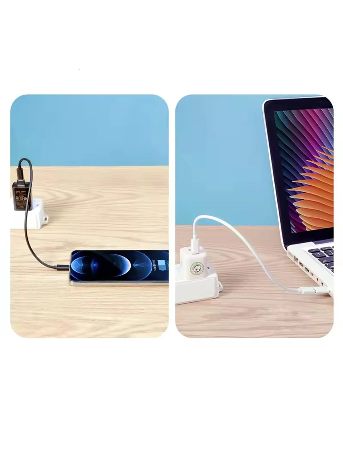 6-in-1 USB-C Fast Charging Cable Kit 60W Multiport Adapter