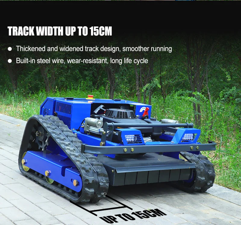 Remote-Controlled Lawn Mower All-Terrain Zero-Turn Robot