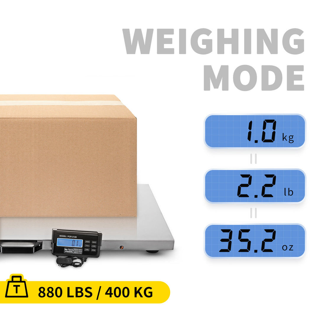 Digital Livestock Scale 1100lb Stainless Steel Pet Vet Scale